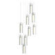 Exos Glass 9-Light Pendant