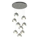 Brooklyn 9-Light Double Shade Pendant