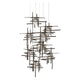 Tura 9-Light Seeded Glass Pendant