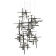 Tura 9-Light Seeded Glass Pendant