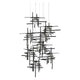 Tura 9-Light Seeded Glass Pendant
