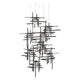 Tura 9-Light Seeded Glass Pendant