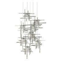 Tura 9-Light Seeded Glass Pendant