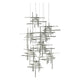 Tura 9-Light Seeded Glass Pendant