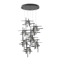Tura 9-Light Seeded Glass Pendant