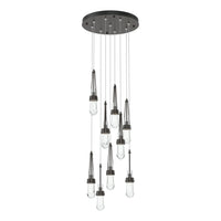 Link 9-Light Clear Glass Pendant