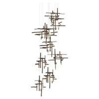 Tura 9-Light Frosted Glass Pendant
