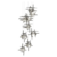 Tura 9-Light Frosted Glass Pendant