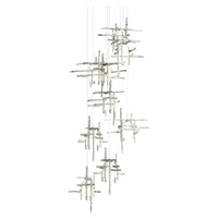 Tura 9-Light Frosted Glass Pendant