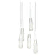 Link 5-Light Blown Glass Pendant