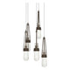 Link 5-Light Blown Glass Pendant