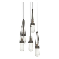Link 5-Light Blown Glass Pendant