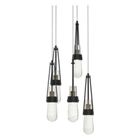 Link 5-Light Blown Glass Pendant