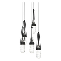 Link 5-Light Blown Glass Pendant