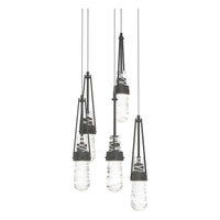 Link 5-Light Blown Glass Pendant