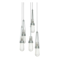 Link 5-Light Blown Glass Pendant