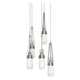 Link 5-Light Blown Glass Pendant