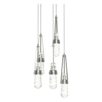 Link 5-Light Blown Glass Pendant