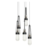 Link 5-Light Blown Glass Pendant
