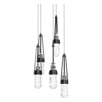Link 5-Light Blown Glass Pendant