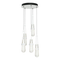 Link 5-Light Blown Glass Pendant