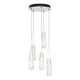 Link 5-Light Blown Glass Pendant