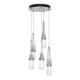 Link 5-Light Blown Glass Pendant