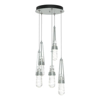 Link 5-Light Blown Glass Pendant
