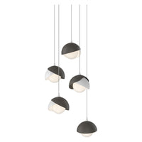 Brooklyn 5-Light Double Shade Pendant
