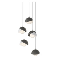 Brooklyn 5-Light Double Shade Pendant