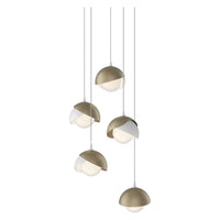 Brooklyn 5-Light Double Shade Pendant