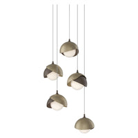 Brooklyn 5-Light Double Shade Pendant