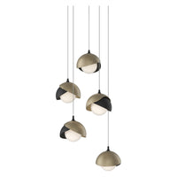 Brooklyn 5-Light Double Shade Pendant