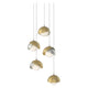 Brooklyn 5-Light Double Shade Pendant