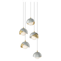 Brooklyn 5-Light Double Shade Pendant