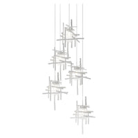 Tura 5-Light Seeded Glass Pendant