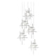Tura 5-Light Seeded Glass Pendant
