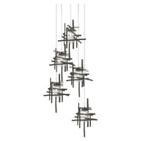 Tura 5-Light Seeded Glass Pendant