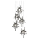 Tura 5-Light Seeded Glass Pendant