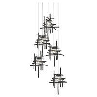 Tura 5-Light Seeded Glass Pendant