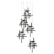 Tura 5-Light Seeded Glass Pendant