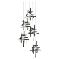 Tura 5-Light Seeded Glass Pendant