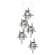 Tura 5-Light Seeded Glass Pendant