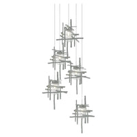 Tura 5-Light Seeded Glass Pendant