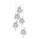 Tura 5-Light Seeded Glass Pendant