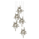 Tura 5-Light Seeded Glass Pendant