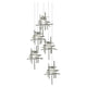 Tura 5-Light Seeded Glass Pendant