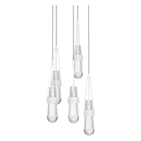 Link 5-Light Clear Glass Pendant