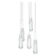 Link 5-Light Clear Glass Pendant