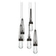 Link 5-Light Clear Glass Pendant